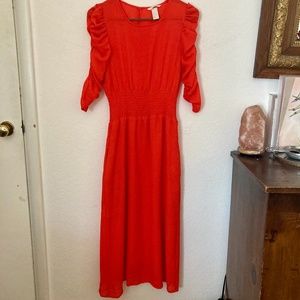 Bright Red H&M dress